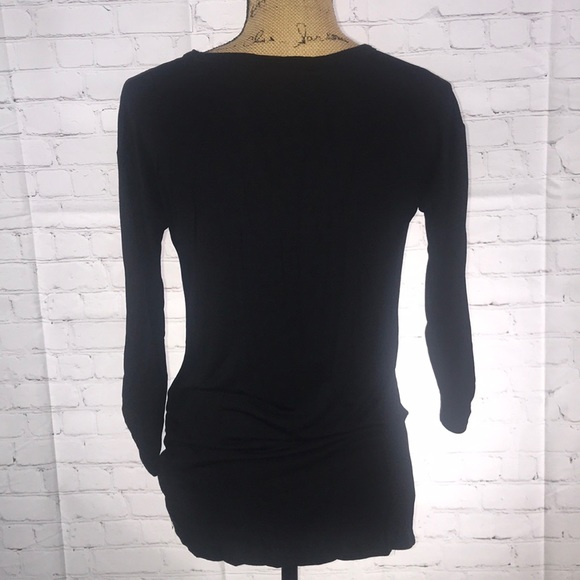 🆕 Maurices Black Long Sleeve Top - Picture 3 of 4